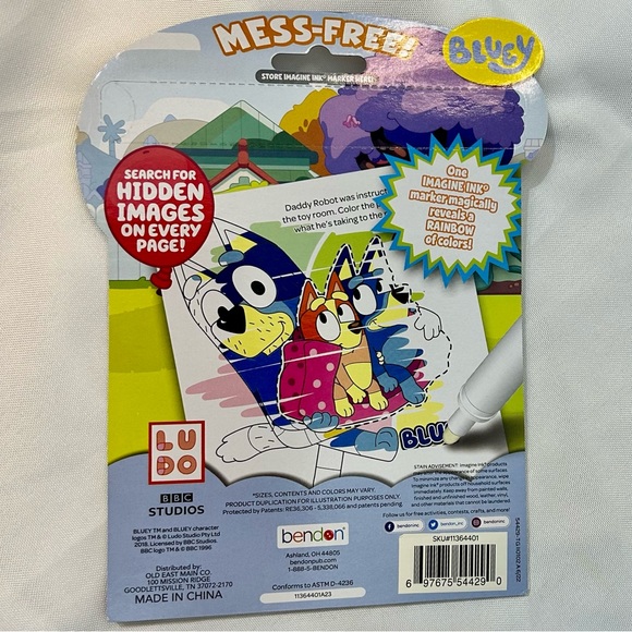 Bundle of 3 Imagine Ink Coloring and Game books and markers - Picture 8 of 10